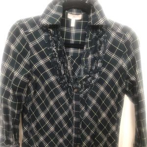 Joie flannel with ruffle detail